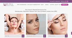 Desktop Screenshot of bocabrowandbeautybar.com