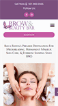 Mobile Screenshot of bocabrowandbeautybar.com